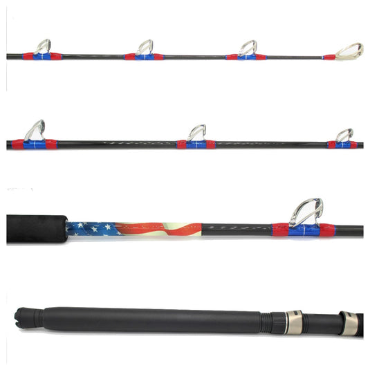 Personalized Fishing Rod, American Patriotism, Personalized Space